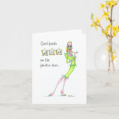 Shoe/ Friends Vanity Card Karte (Gelbe Blume)
