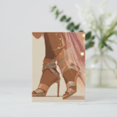 SHOE GAME #3 POSTKARTE (Stehend Vorderseite)