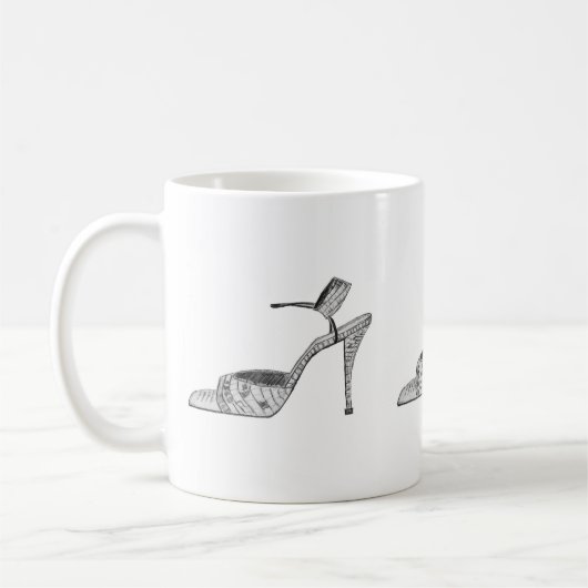 Shoe Lover Zeichnend Kaffeetasse (Links)