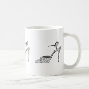 Shoe Lover Zeichnend Kaffeetasse