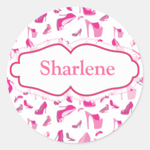 Shoe Munster-Design-Aufkleber Runder Aufkleber