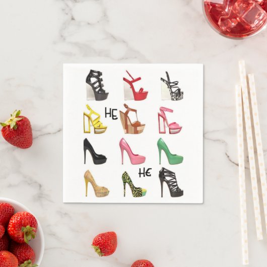 Shoe Napkin Serviette (Beispiel)