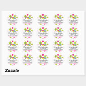 Shoe Polka Dot Address Stickers (Blatt)