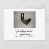 SHOE POSTCARD POSTKARTE (Vorderseite)