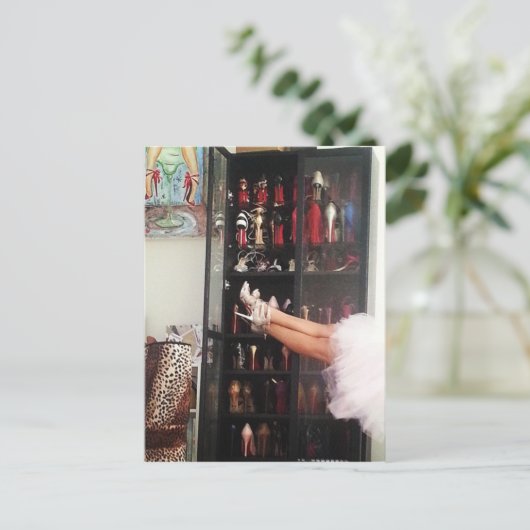 Shoe Princess Postkarte (Stehend Vorderseite)