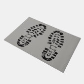 Shoe Prints Fußmatte (Schrägansicht)