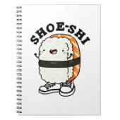 Shoe-shi Funny Sushi Pun Notizblock (Vorderseite)