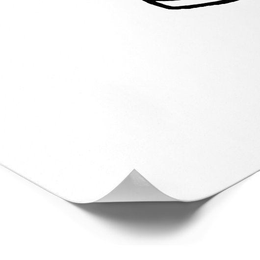 Shoe-shi Funny Sushi Pun Poster (Ecke)