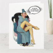 Shoe Shopping and Work Issues Don’t Mix Karte (Vorderseite)