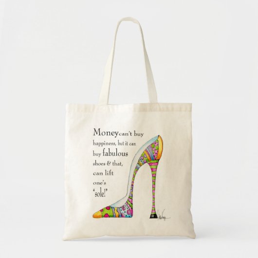 #Shoe Spaß, #Uplifting Schuh-Spaßtasche Tragetasche (Vorne)