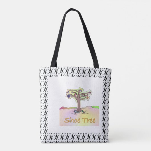 Shoe Tree Tote Bag Tasche (Rückseite)