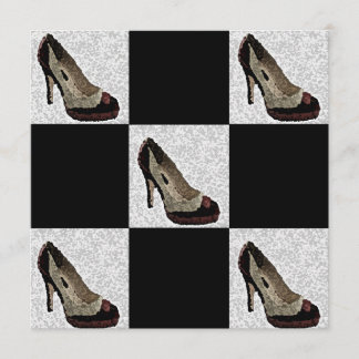 Shoeaholische Geburtstagsparty Einladung