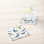 Shoebill Baby Shower Napkins Rechteckiger Pappuntersetzer (Vor Ort)