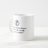 Shoebill Bertie Coffee Tasse (Vorderseite Links)