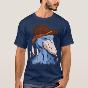 Shoebill Bird African Stork Bird Lover Cowboy Hat T-Shirt