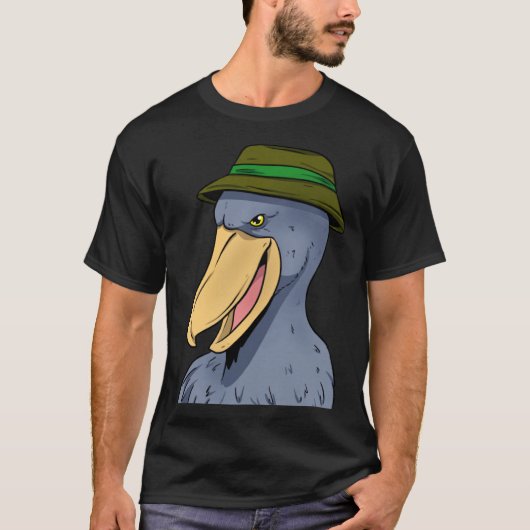 Shoebill Bird Ornithologist Whalebill Animal Ornit T-Shirt (Vorderseite)