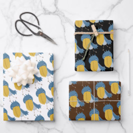 Shoebill Geschenkpapier Set