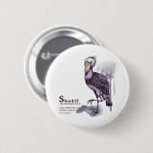 shoebill - plum button (Vorne & Hinten)