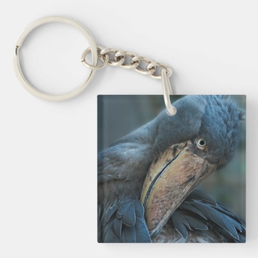 Shoebill Schlüsselanhänger (Vorderseite)