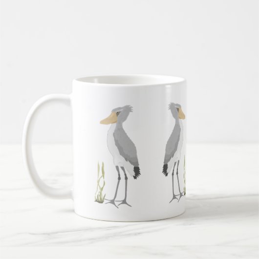 Shoebill Storch-Tasse Kaffeetasse (Links)