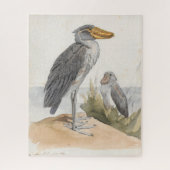 Shoebill Stork 1887 Print Zoological African Puzzle (Vertikal)