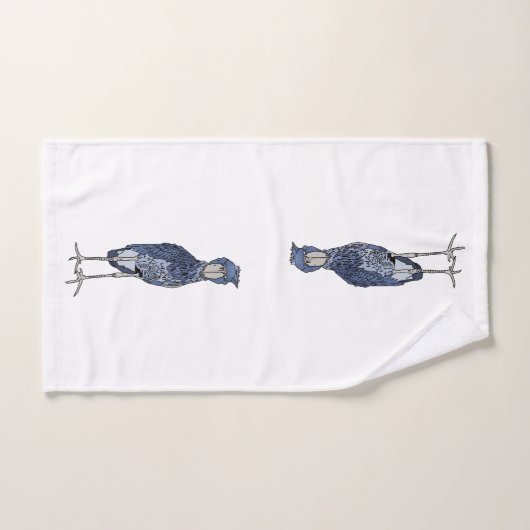 Shoebill Stork Badhandtuch Set (Handtuch)