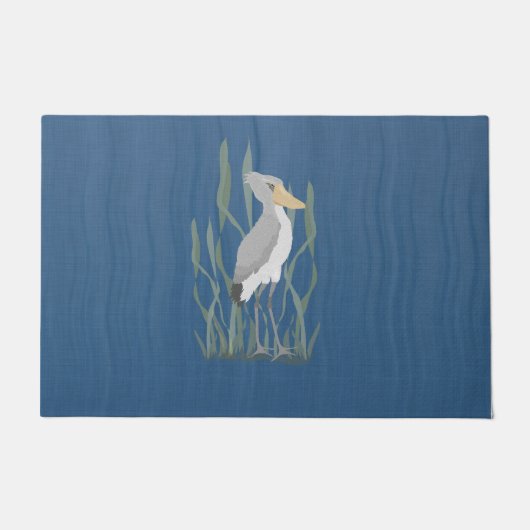 Shoebill Stork Doormat Fußmatte (Vorderseite)