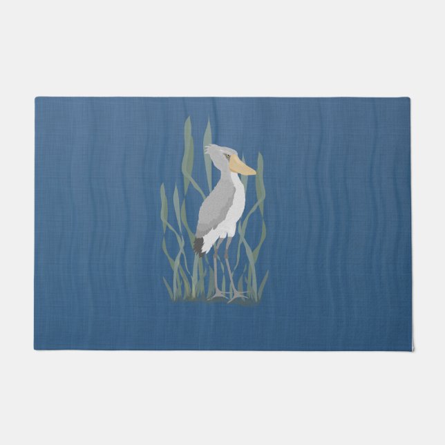 Shoebill Stork Doormat Fußmatte (Vorderseite)
