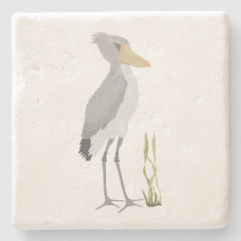 Shoebill Stork Stone Untersetzer