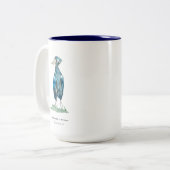 Shoebill Stork Zwei-Tonen-Kaffeekost-Tasse Zweifarbige Tasse (Vorderseite Links)