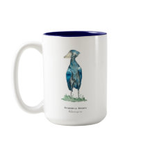 Shoebill Stork Zwei-Tonen-Kaffeekost-Tasse