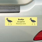 Shoebill-Vogel-Cartoon Autoaufkleber (Auf Auto)