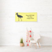 Shoebill-Vogel-Cartoon Banner (Insitu)