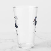 Shoebill-Vogel-Cartoon Glas (Links)