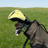 Shoebill-Vogel-Cartoon Golf Headcover (In SItu)