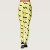 Shoebill-Vogel-Cartoon Leggings (Rückseite)
