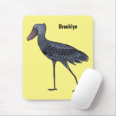 Shoebill-Vogel-Cartoon Mousepad (Mit Mouse)