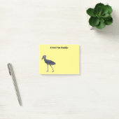 Shoebill-Vogel-Cartoon Post-it Klebezettel (Büro)