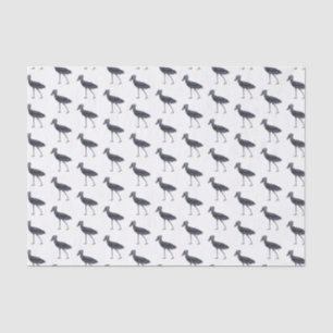 Shoebill-Vogel-Cartoon Seidenpapier