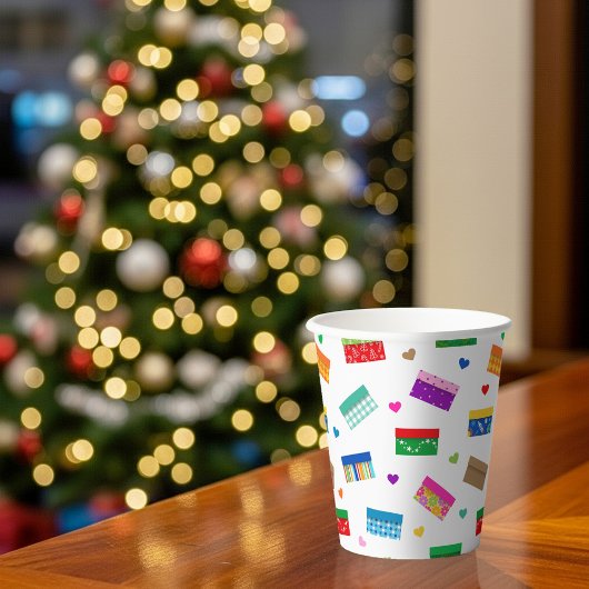 Shoebox Liebe Paper Cup - Weiß Pappbecher