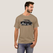 Shoebox Shirt-Schwarzes 1955 T-Shirt (Vorne ganz)
