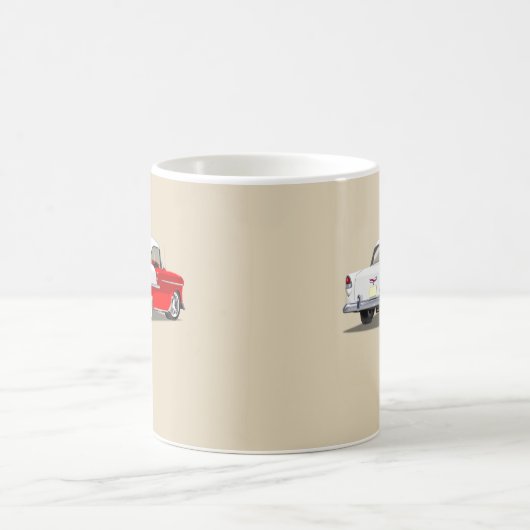 Shoebox Tasse 1955 - Rot und Weiß (Mittel)