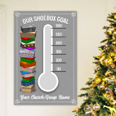 Shoebox Thermometer Poster - Grau