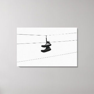 Shoefiti Leinwanddruck
