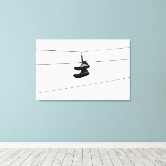 Shoefiti Leinwanddruck (Insitu (Holzboden))