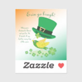 Shoemaker's Lucky Flight Aufkleber (Blatt)