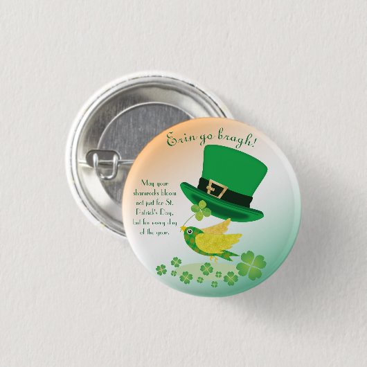 Shoemaker's Lucky Flight Button (Vorne & Hinten)