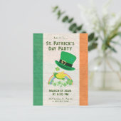 Shoemaker's Lucky Flight Einladung Postkarte (Stehend Vorderseite)