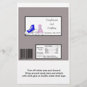 Shoes Blue/Pink Hershey's Large Bar Wrapper Flyer (Vorne)