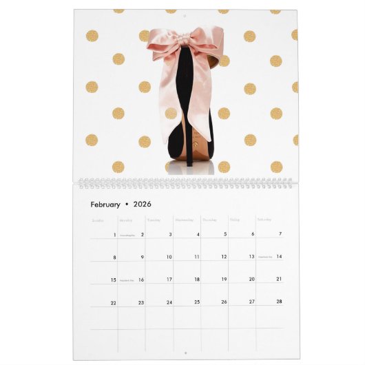 SHOES CALENDAR 2019 - große Größe Kalender (Feb 2026)